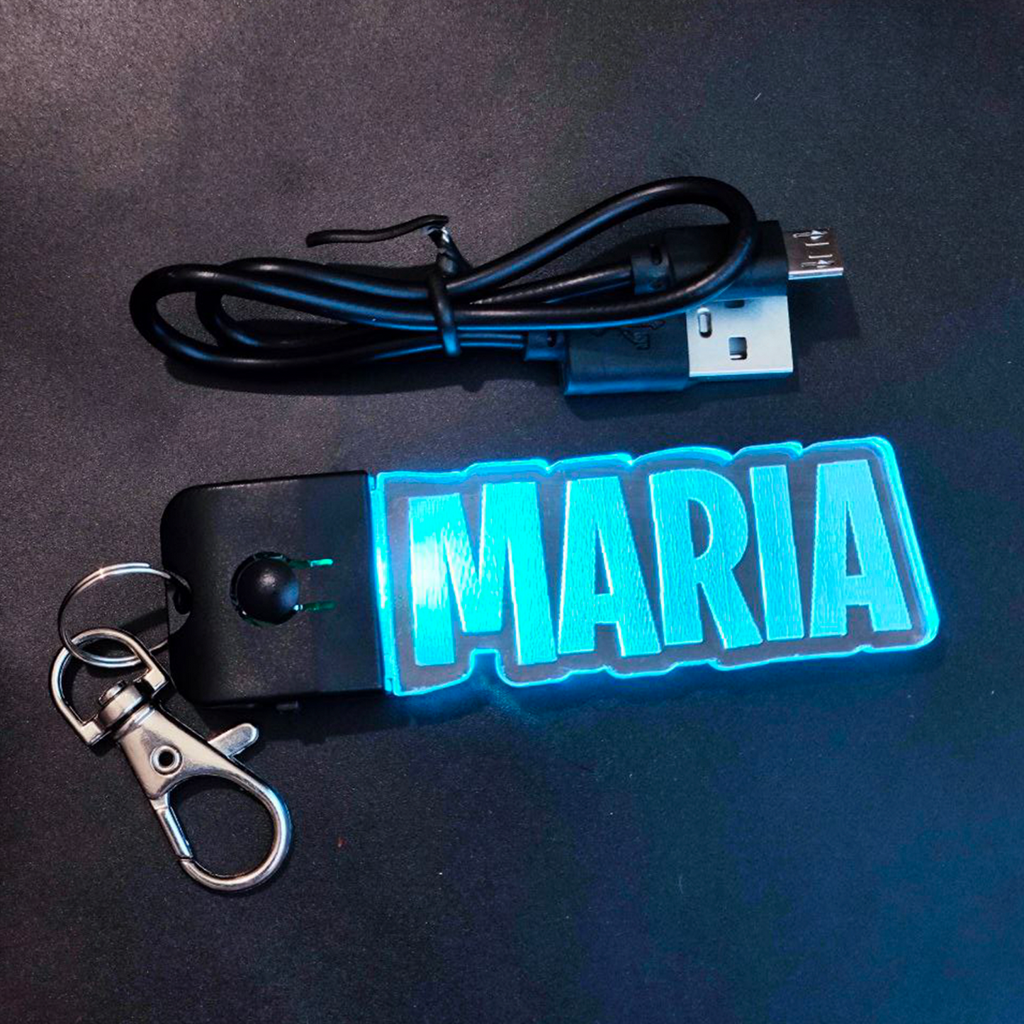 Llavero LED nombre