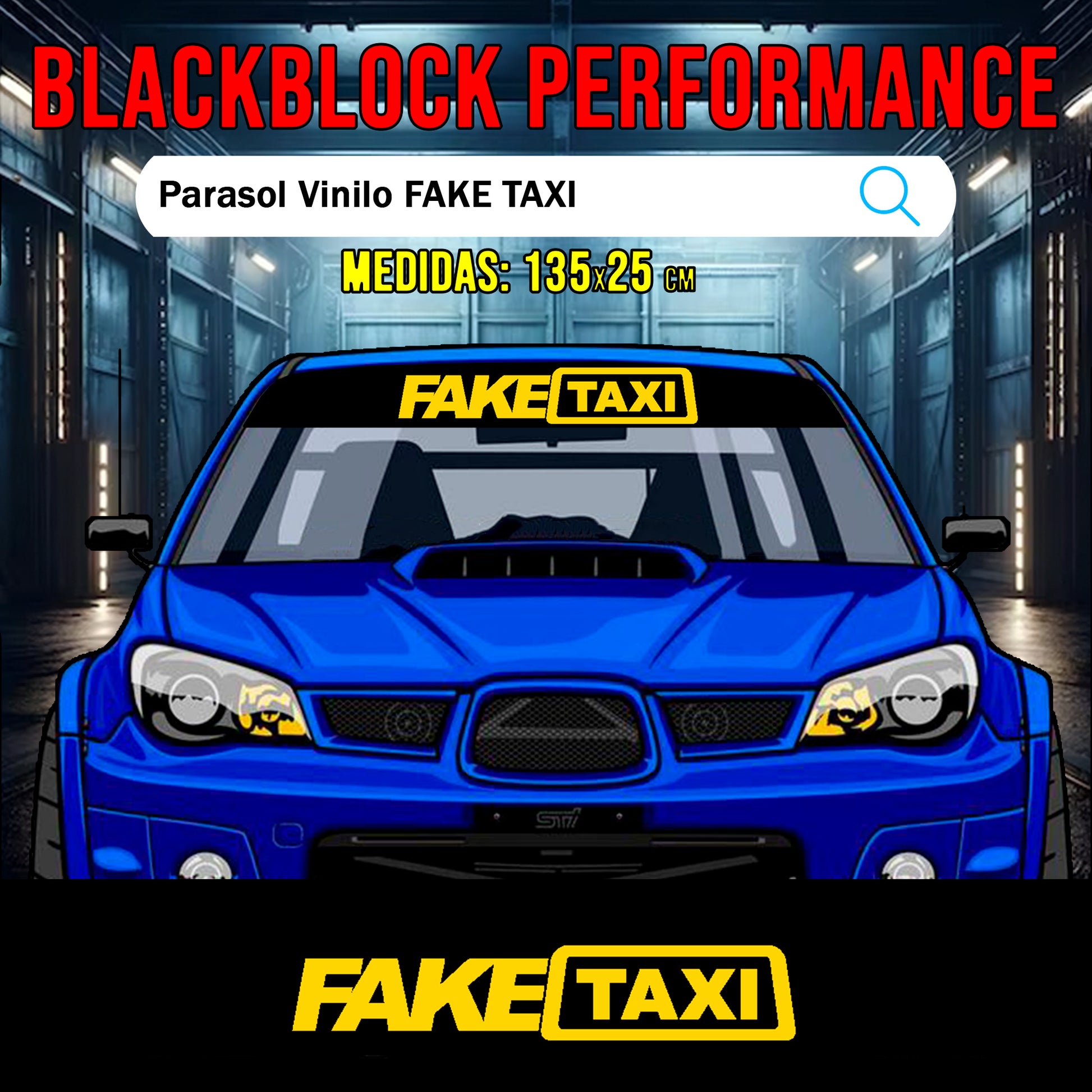 Parasol vinilo Fake Taxi – BlackBlock Performance