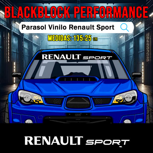 Parasol vinilo Renault Sport